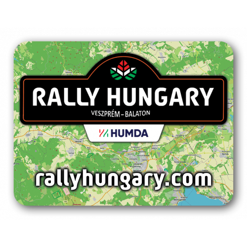 RALLY HUNGARY 2025 - hűtőmágnes